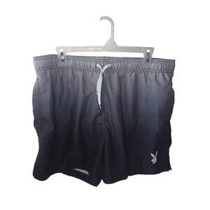 Playboy x PacSun Gray Ombre Swim Trunks Men's XL